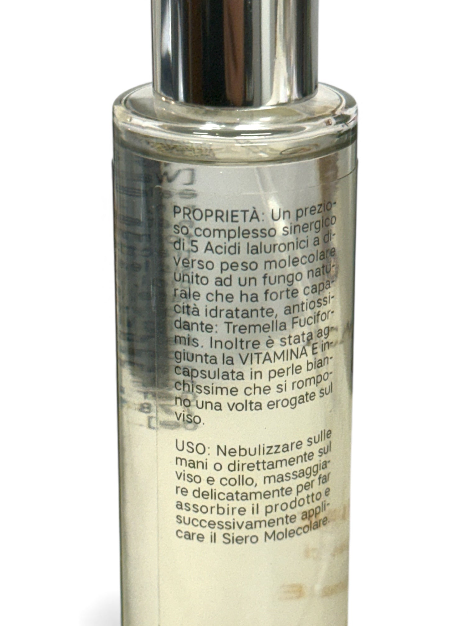 Acqua Molecolare – 5 Acidi Ialuronici & Vitamina E (100 ml)