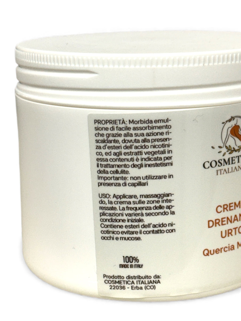 Crema Drenante Urto – Quercia Marina (500 ml)