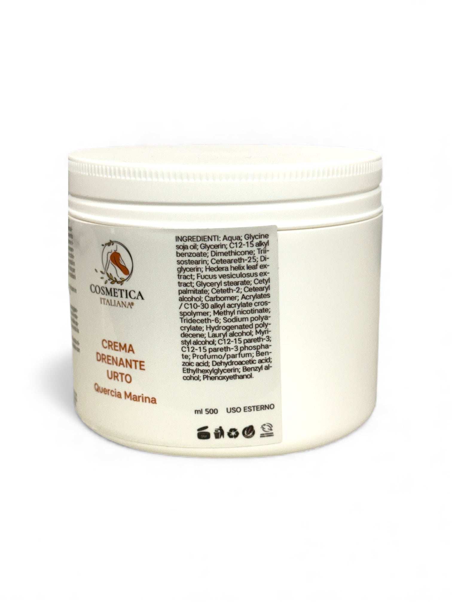 Crema Drenante Urto – Quercia Marina (500 ml)