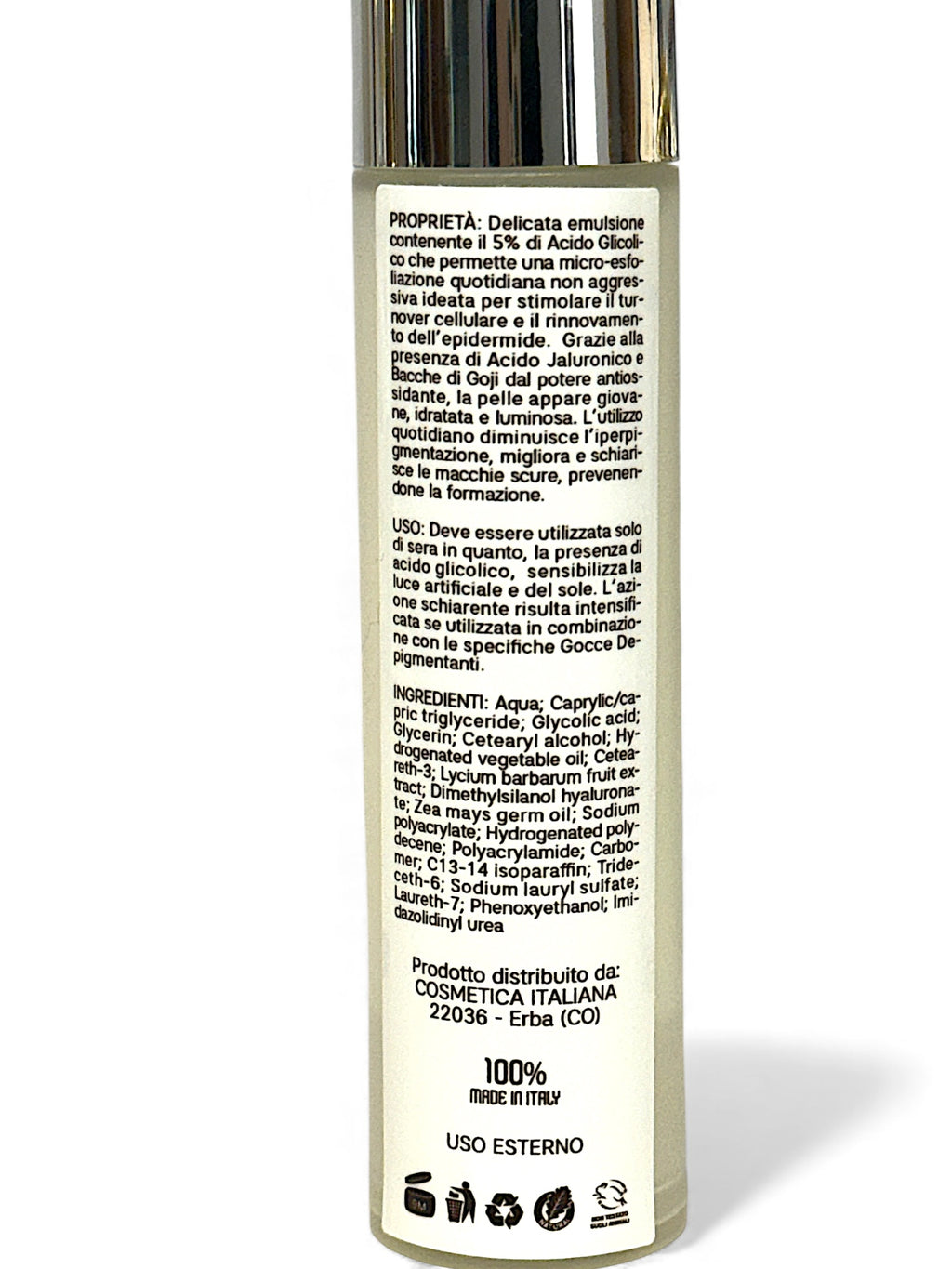 Crema Acido Glicolico 5% + Bacche di Goji (50 ml)