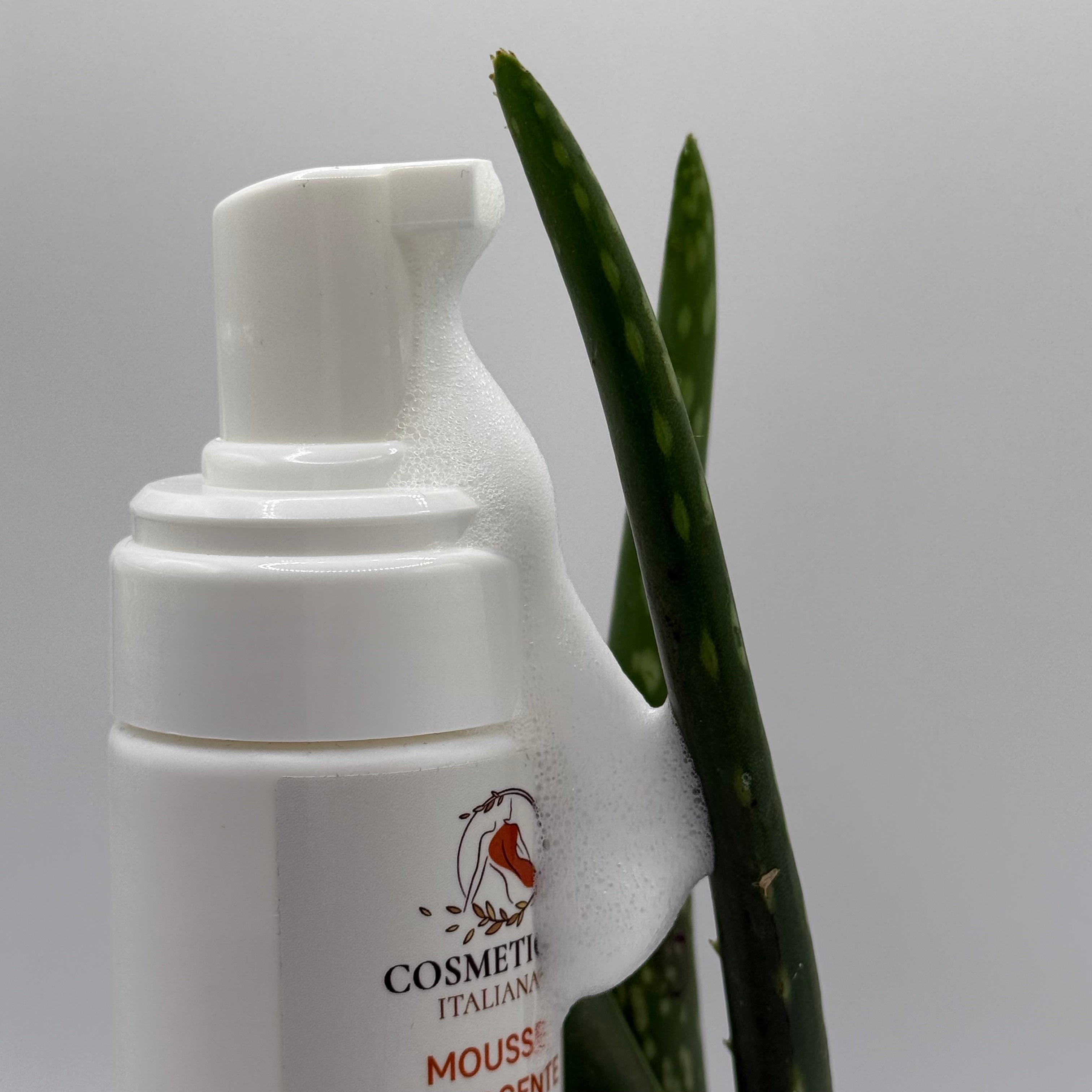MOUSSE DETERGENTE con Aloe