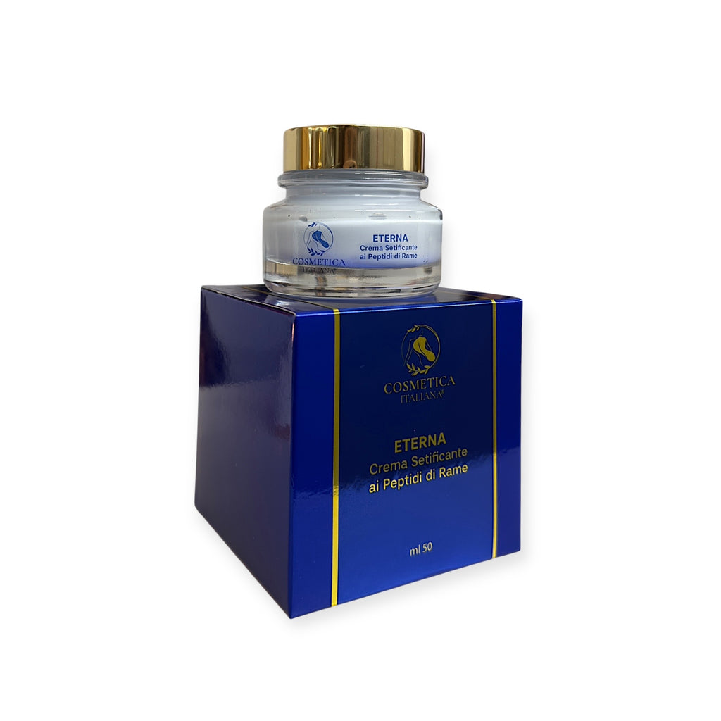 ETERNA – Crema Setificante ai Peptidi di Rame | 50 ml